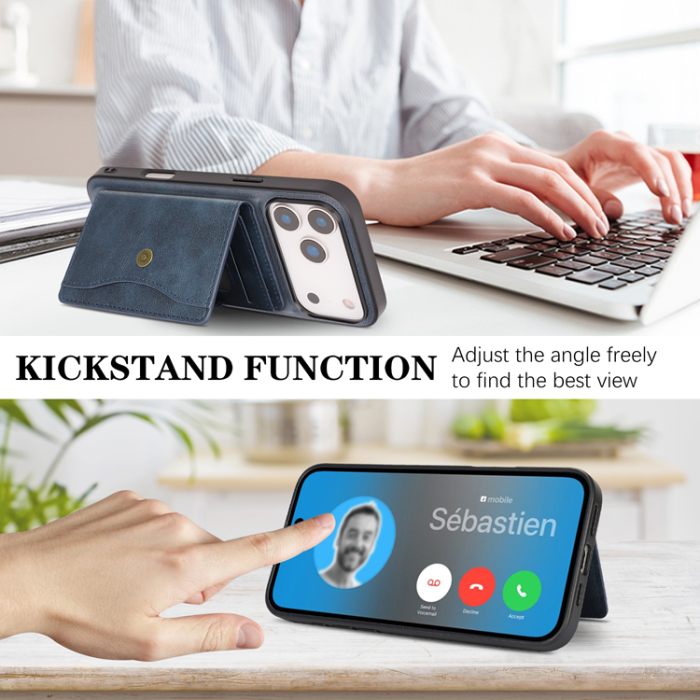 A-One Brand - iPhone 17 Pro Max Mobilskal MagSafe Detachable Korthållare