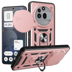 A-One Brand - Nothing Phone (3a) Pro Mobilskal Slide Kamera Kickstand - RoseGuld