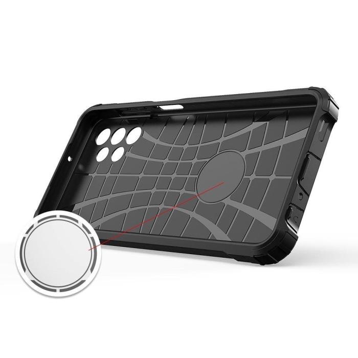 UTGATT - Galaxy A33 5g Skal Hybrid Armor Tough Rugged - Svart
