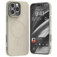 Mercury - Mercury iPhone 16 Pro Max Mobilskal MagSafe Semi-Silikon - Sten