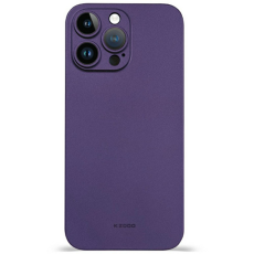 KZDOO - KZDOO iPhone 16 Pro Mobilskal Frosted Air Skin - Mörk Lila