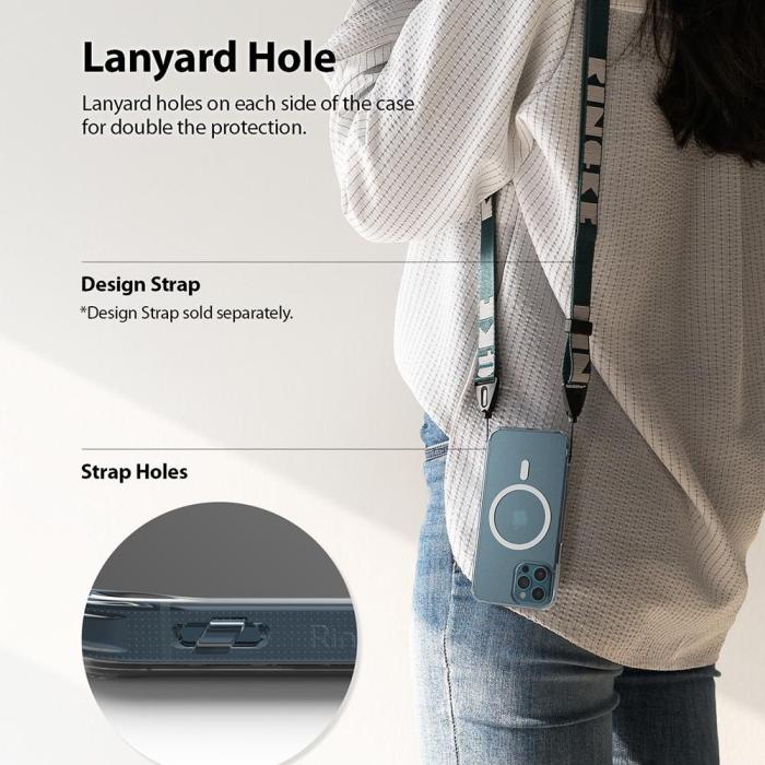 UTGATT5 - Ringke Fusion Magnetic Magsafe Skal iPhone 12 Pro Max - Matte Clear