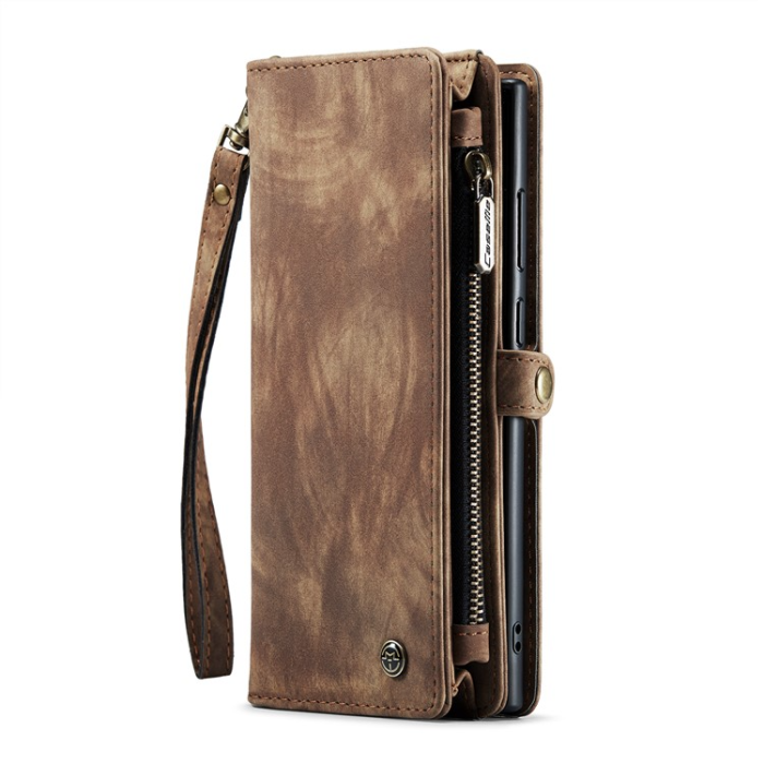 Caseme - Caseme Galaxy S23 Ultra Plånboksfodral Detachable - Brun