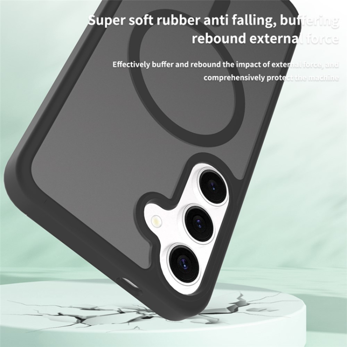 A-One Brand - Galaxy S25 Plus/S24 Plus Mobilskal MagSafe Skin Touch Acrylic