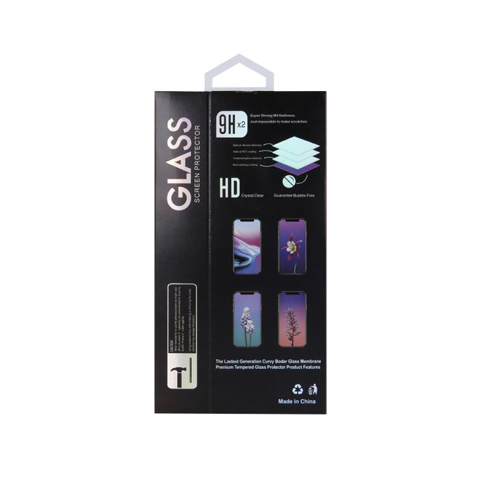 OEM - iPhone 13 Mini Härdat Glas Skärmskydd Svart Kant