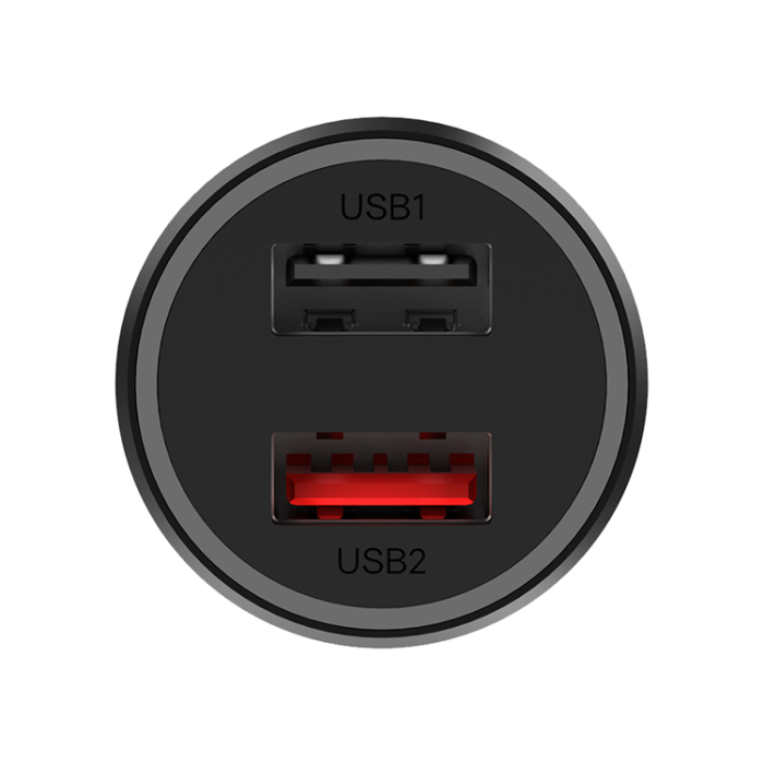 Xiaomi - Xiaomi Billaddare Dual-Port 37W - Svart