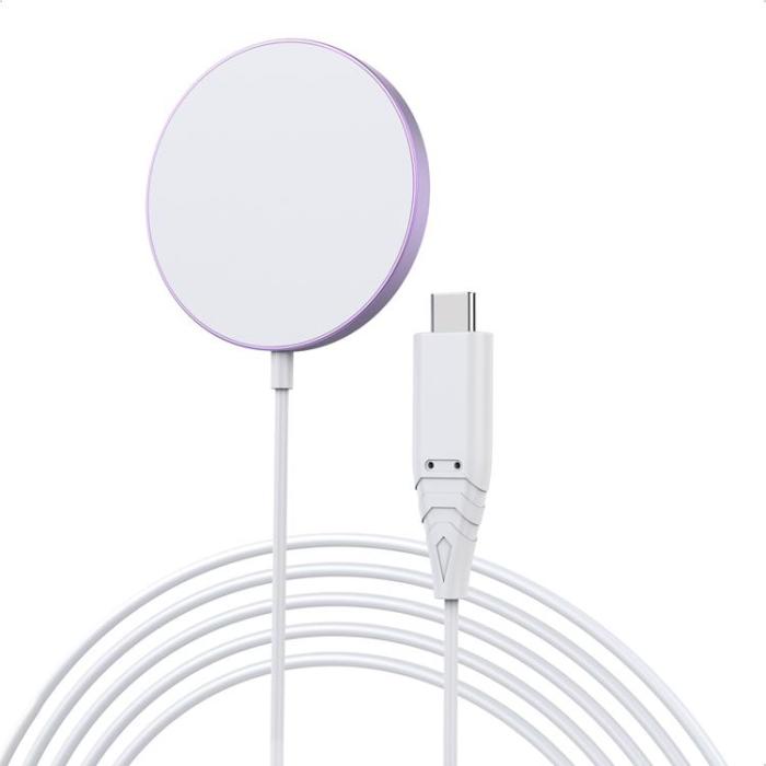 Choetech - Choetech Magnetic Magsafe Trådlös Laddare 15W - Guld
