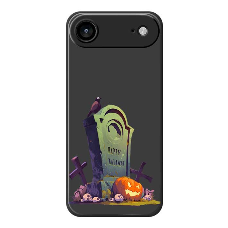 iPhone Air Mobilskal med Halloween Tombstone Pattern TPU - Svart | 2353 | AlltMobil