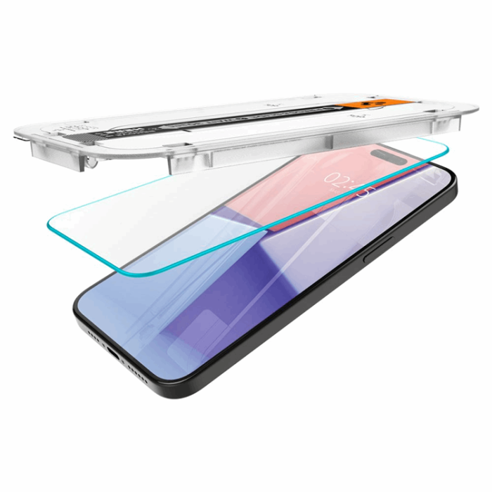 Spigen - [2-Pack] Spigen iPhone 15 Pro Härdat Glas Skärmskydd 'EZ' Fit