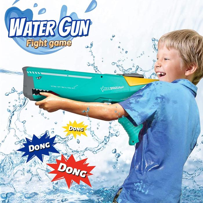 A-One Brand - 1500mah Kraftfulla Shark elektriska vattenpistoler - Röd