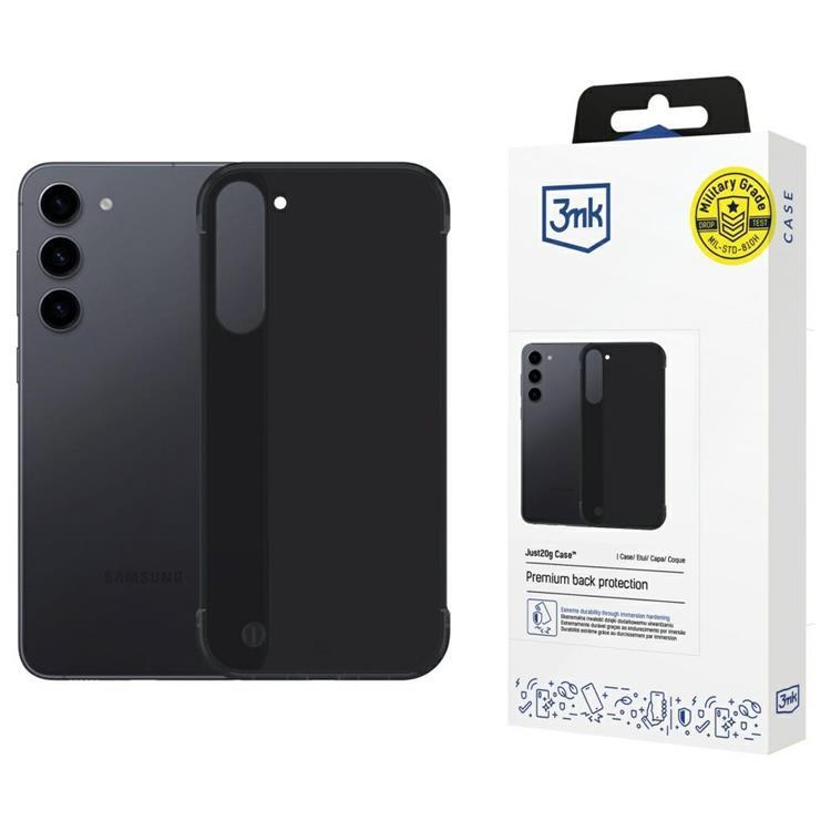 3MK Galaxy S23 Mobilskal Matt Just20g - Svart | 2353 | AlltMobil