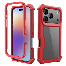 A-One Brand - iPhone 17 Pro Mobilskal TPU + PC Shockproof - Röd