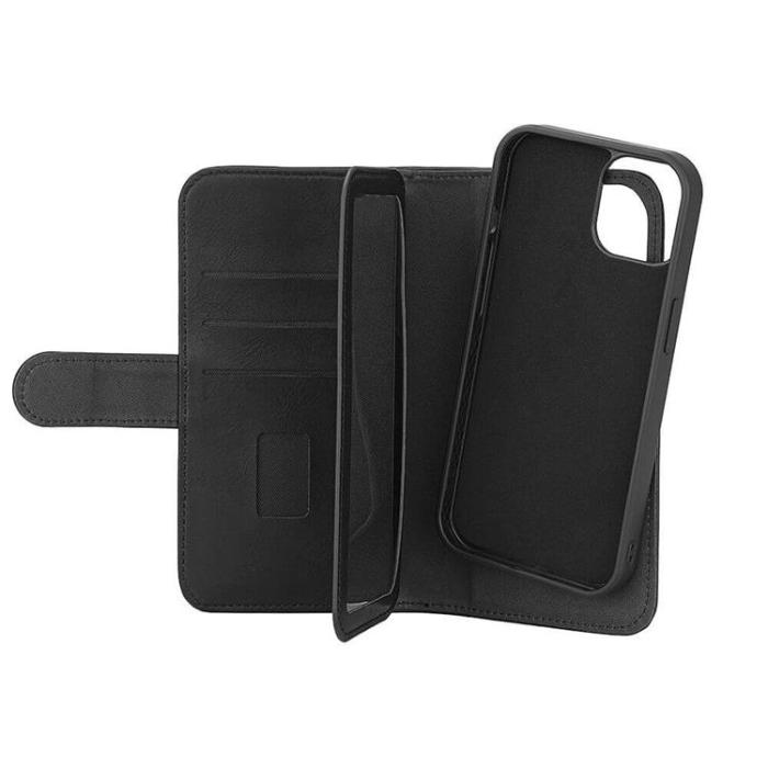 GEAR - [2in1] Gear iPhone 15 Plånboksfodral Magsafe - Svart