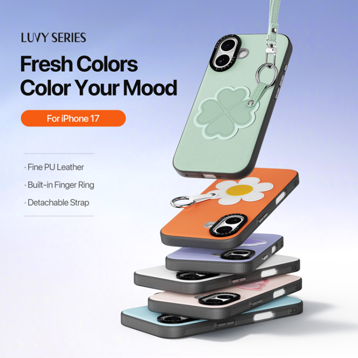 Dux Ducis - DUX DUCIS iPhone 17 Mobilskal med Fingerring/Rem Luvy Series