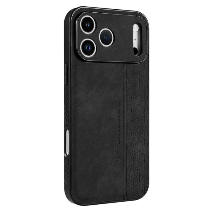 AZNS - AZNS iPhone 17 Pro Max Mobilskal PU-Läder TPU - Svart