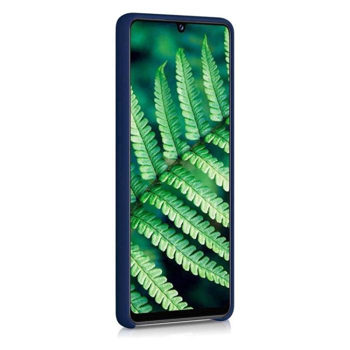 OEM - Silicone Soft Flexible Skal Galaxy A42 - Blå