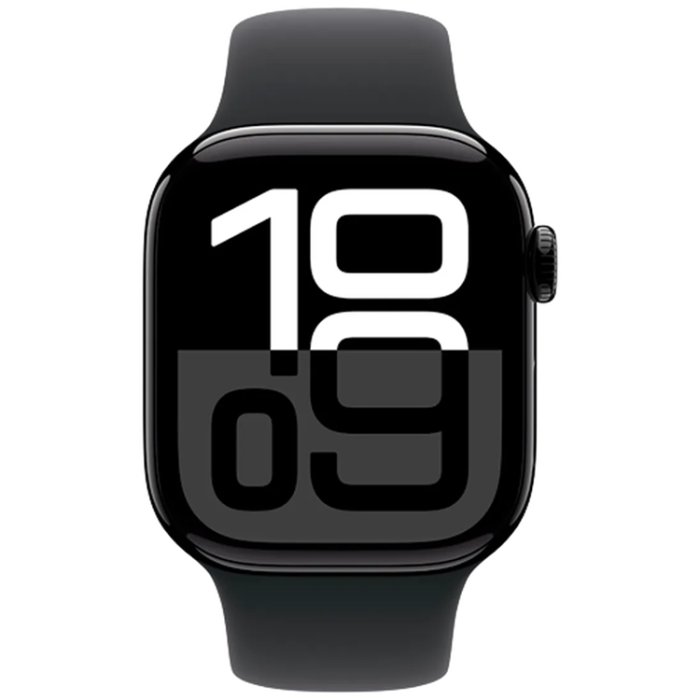 Apple - Apple Watch Series 10 42mm GPS + Cellular (Jet Black Aluminium)