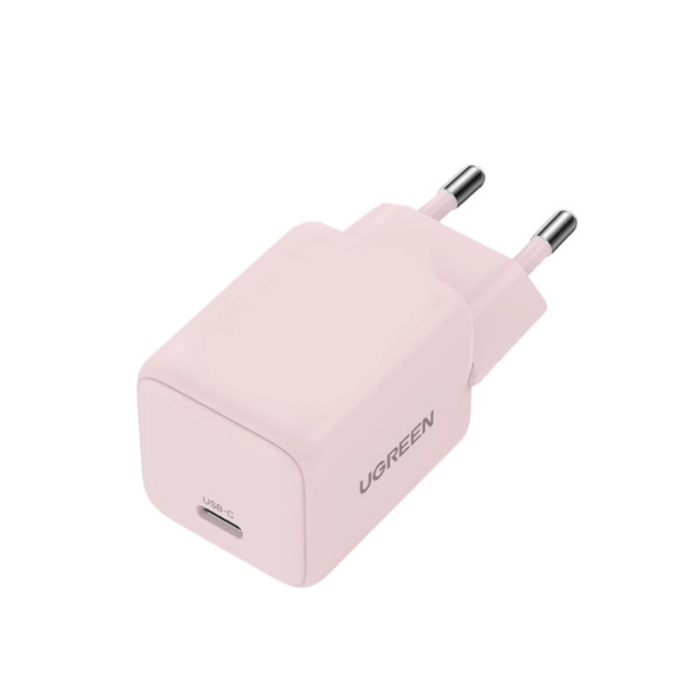 Ugreen - Ugreen GaN Snabbladdare 20W 1 x USB-C X512 - Rosa