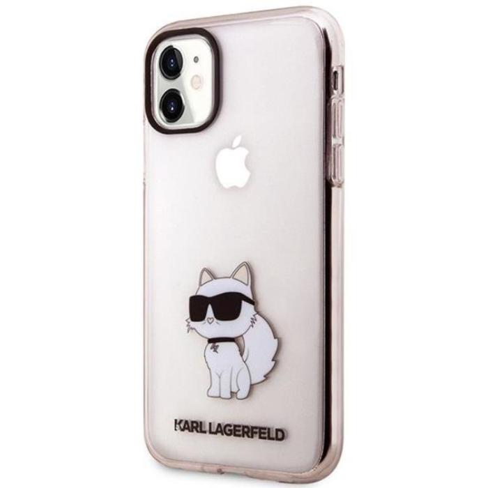 KARL LAGERFELD - Karl Lagerfeld iPhone 11 / XR Mobilskal Ikonik Choupette - Rosa