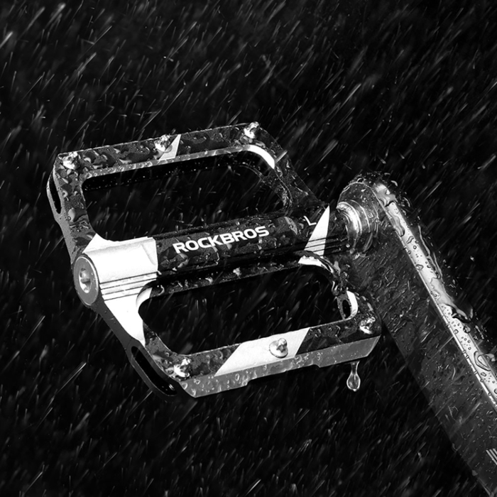 Rockbros - Rockbros MTB-Pedaler i Aluminium K306-BK - Svart