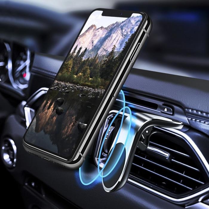 OEM - Universell LUFTUTLOPP Mobilhållare silver