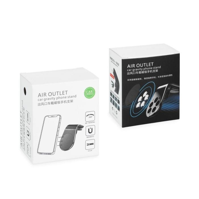OEM - Universell LUFTUTLOPP Mobilhållare silver