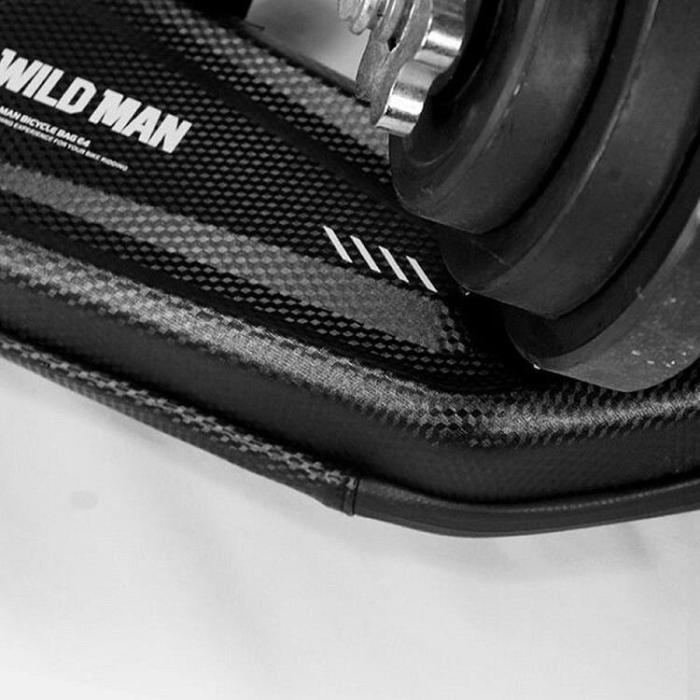 WildMan - WildMan Cykelramsväska med Lås 1.5L E4 - Svart
