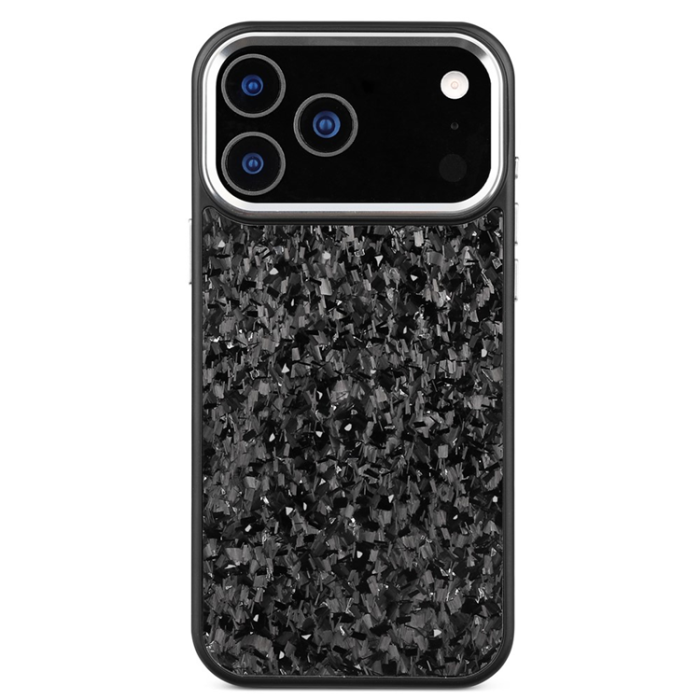 A-One Brand - Mobilskal till iPhone 17 Pro Max MagSafe Aramid Fiber Forged - Silver