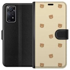 iSecrets - Pl&aring;nboksfodral till Xiaomi Redmi Note 11 Pro 5G med Bj&ouml;rnm&ouml;nster