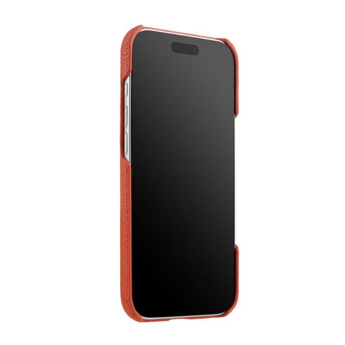 Melkco - MELKCO Mobilskal till iPhone Air Äkta Läder PC MagSafe - Orange