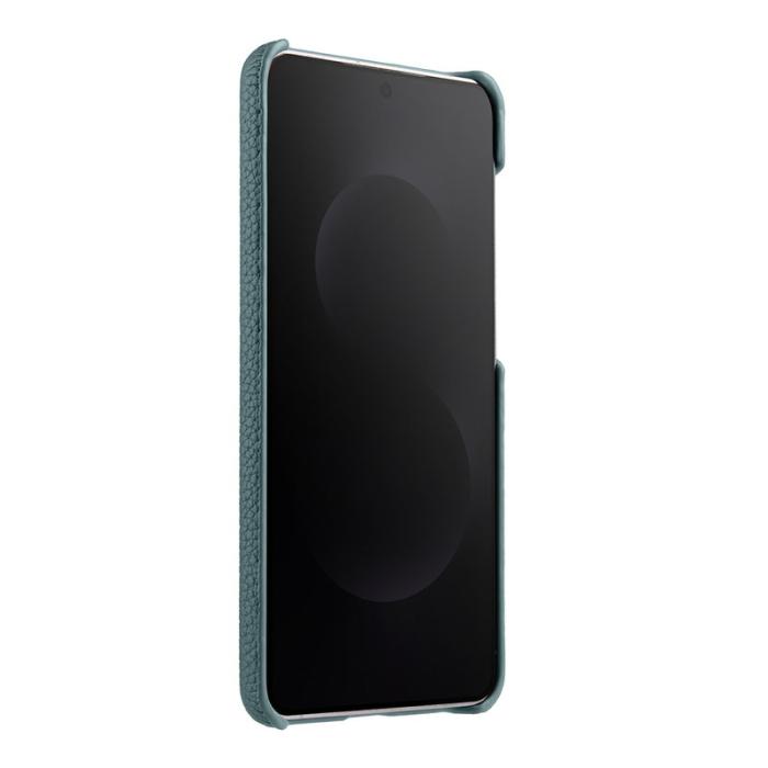 Melkco - MELKCO Mobilskal till Samsung Galaxy S25 Edge Äkta Läder PC - Ljusblå