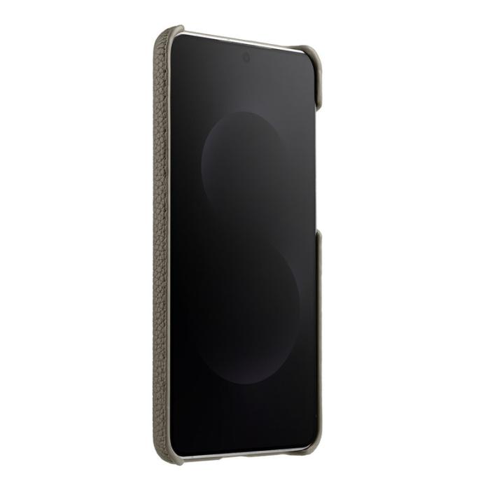 Melkco - MELKCO Mobilskal till Samsung Galaxy S25 Edge Äkta Läder PC - Grå