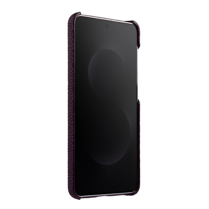 Melkco - MELKCO Mobilskal till Samsung Galaxy S25 Edge Äkta Läder PC - Lila