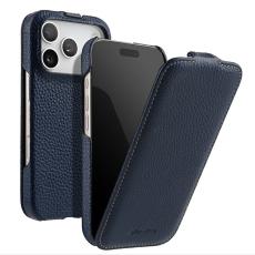Melkco - MELKCO Mobilskal till iPhone 17 Pro Max &Auml;kta L&auml;der + PC - Bl&aring;