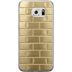 Gustaf - Mobilskal till Samsung Galaxy S6 edge med Gyllene Murstenar