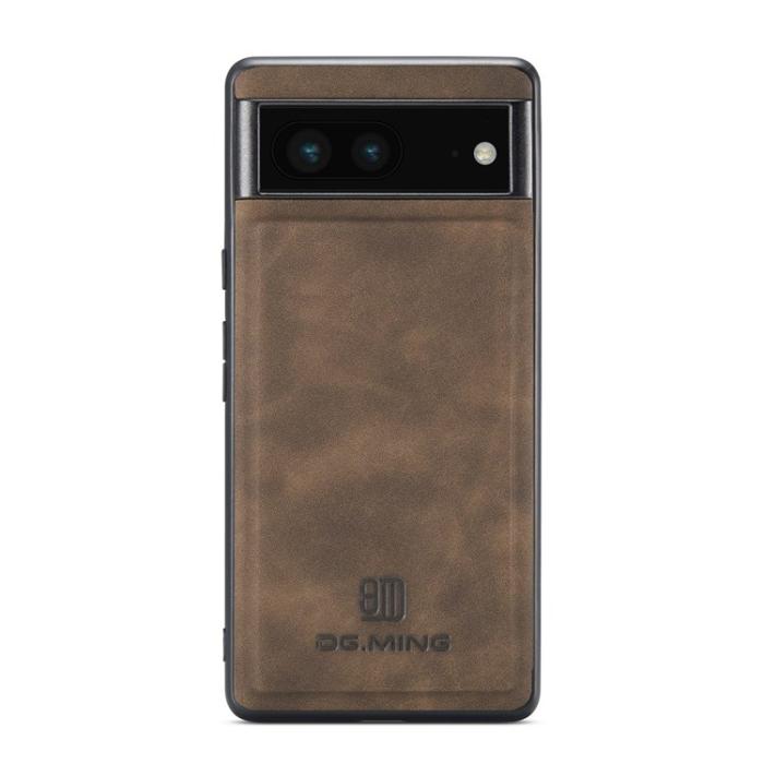 DG.MING - DG.MING Google Pixel 6a Plånboksfodral Detachable 2-in-1 M2 - Coffee