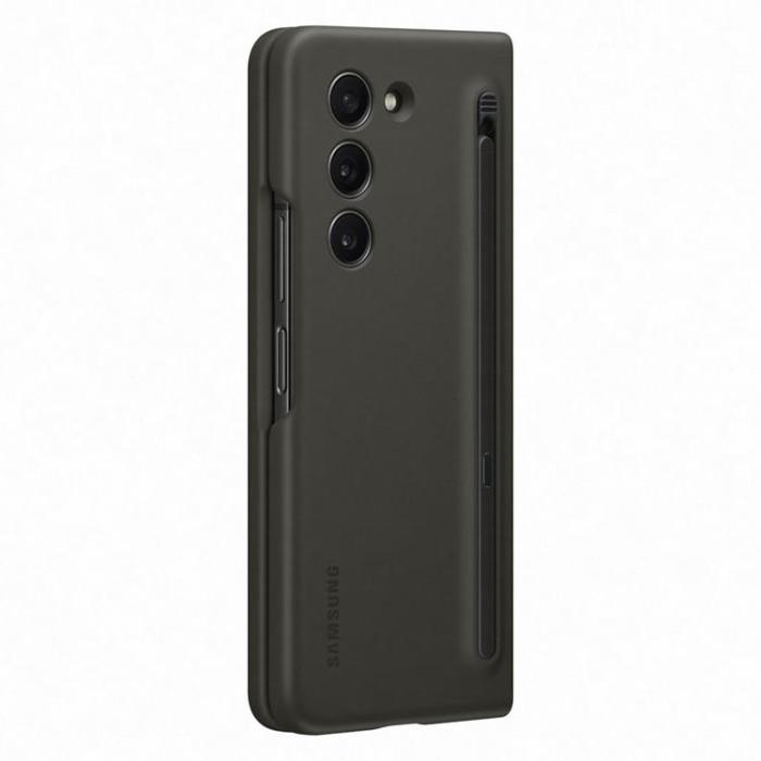 Samsung - Samsung Galaxy Z Fold 5 Mobilskal Silikon med Stylus - Svart