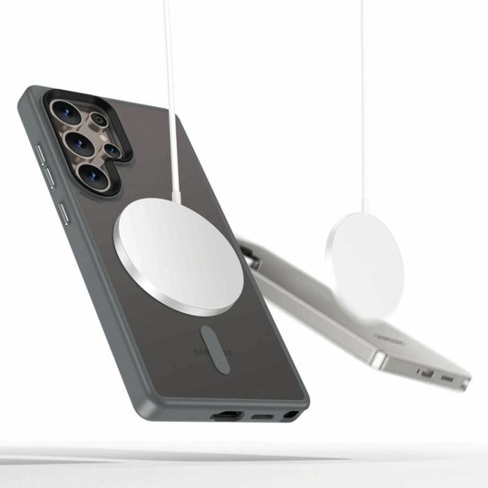 Tech-Protect - Tech-Protect Galaxy S25 Ultra Mobilskal Magsafe Magmat - Titanium