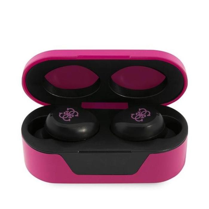 Guess - Guess TWS Bluetooth 5.0 Hörlurar + Dockningsstation - Magenta