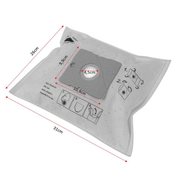 CLEANBAG - CLEANBAG Microfleece+ Dammsugarpåse Gr.50/VM77/VP78 4+1