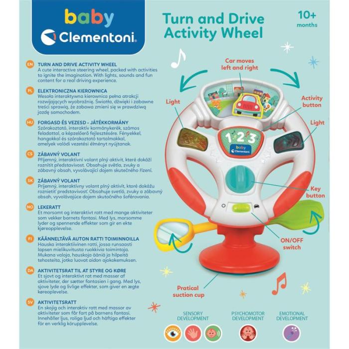 CLEMENTONI - CLEMENTONI Activity Steering Wheel (2024)