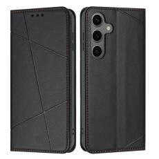 OEM - Pl&aring;nboksfodral f&ouml;r Samsung Galaxy S26 Plus Konstl&auml;der St&auml;ll - Svart