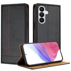 OEM - Mobilfodral f&ouml;r Samsung Galaxy S26 Plus Konstl&auml;der St&auml;ll - Svart