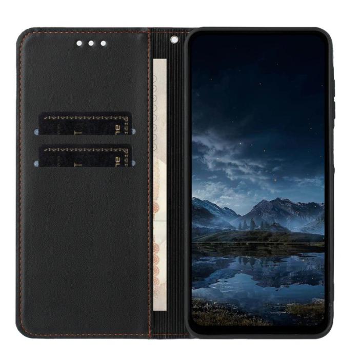 OEM - Plånboksfodral för Samsung Galaxy S26 Plus Konstläder Ställ - Svart