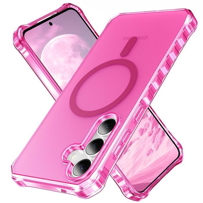 OEM - Mobilskal för Samsung Galaxy S26 Magnetiskt PC + TPU - Rosa