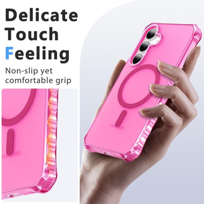 OEM - Mobilskal för Samsung Galaxy S26 Magnetiskt PC + TPU - Rosa
