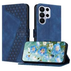 OEM - Pl&aring;nboksfodral f&ouml;r Samsung Galaxy S26 Ultra Konstl&auml;der St&ouml;d - Bl&aring;
