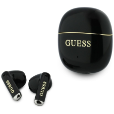 Guess - Guess TWS In-Ear H&ouml;rlurar Glossy Gold Line Classic - Svart
