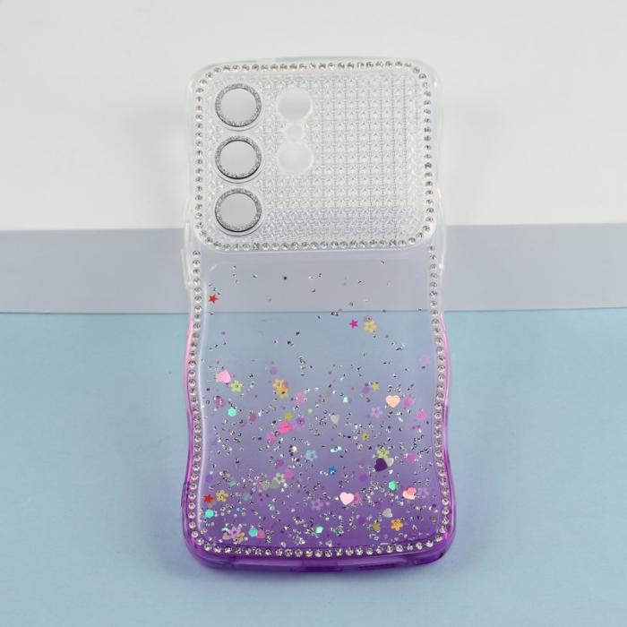 OEM - Mobilskal för Samsung Galaxy S26 Ultra Glitter TPU - Gradient Lila