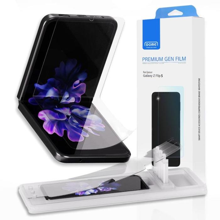 Whitestone - Whitestone Galaxy Z Flip 5 Härdat Glas Skärmskydd Premium